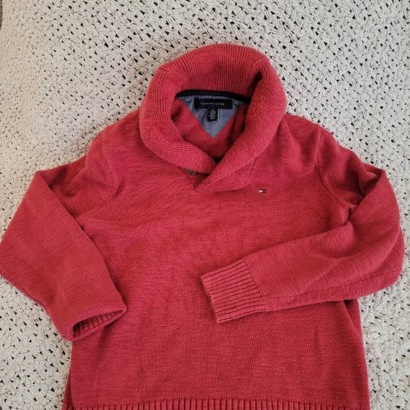 Tommy Hilfiger Men Red Sweater - Picture 8 of 12